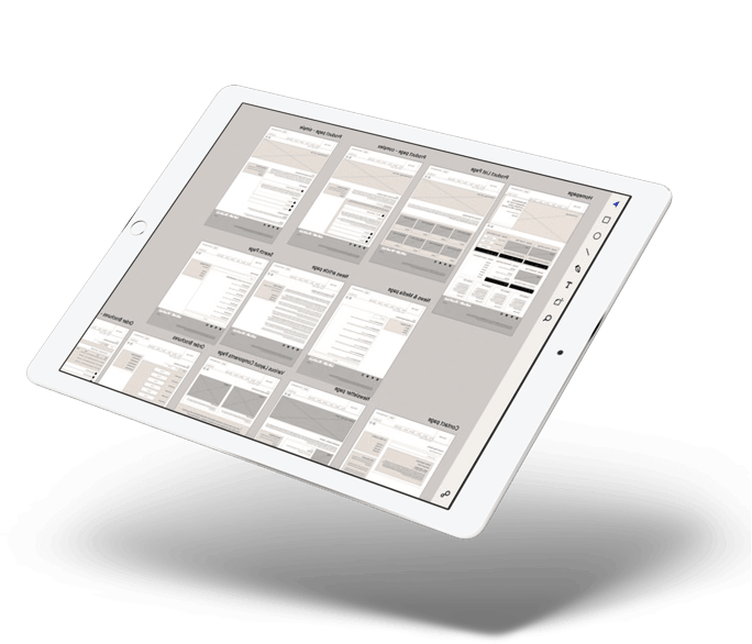 The refreshed Zurich experience shown on a tablet