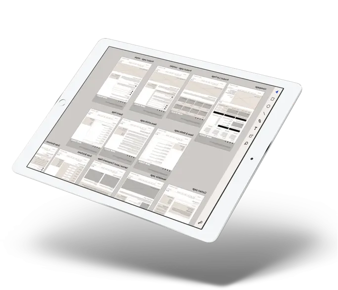 The refreshed Zurich experience shown on a tablet